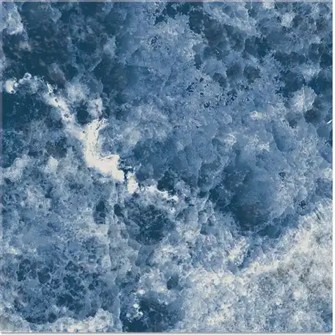 Direct Verzonden Moon Blue - Gres Porcellanato Effetto Nuvolato Lucido 15x15