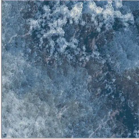 Betaalbaar Moon Blue Antiscivolo R11 - Gres Effetto Nuvolato Lucido per Esterni 15x15