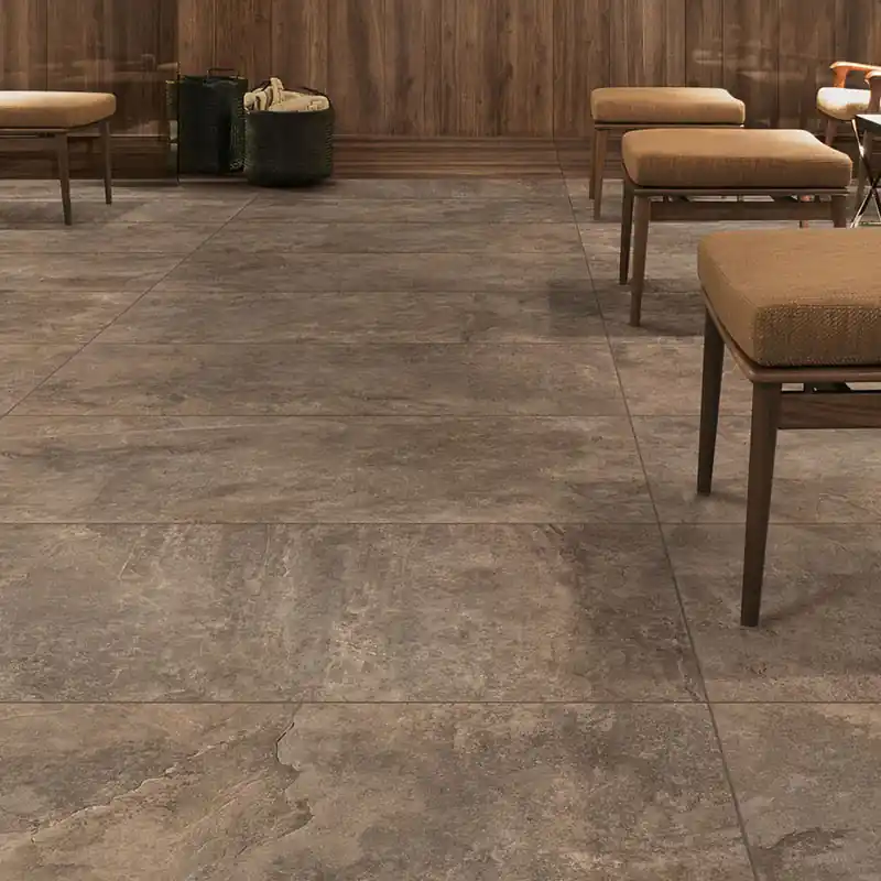 Ardesie Taupe - Gres effetto pietra ardesia opaco 60x120 rettificato Laatste Kans