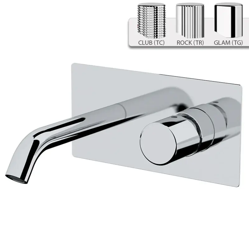 Trilogy - Miscelatore per lavabo a incasso su piastra rettangolare Shop Nu