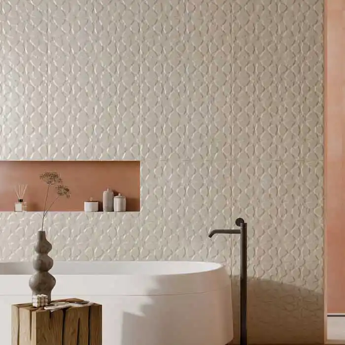 Aurea Kupra 3D Avorio - Rivestimento Decorato a Rilievo 60x120 rettificato Tijdelijk Beschikbaar