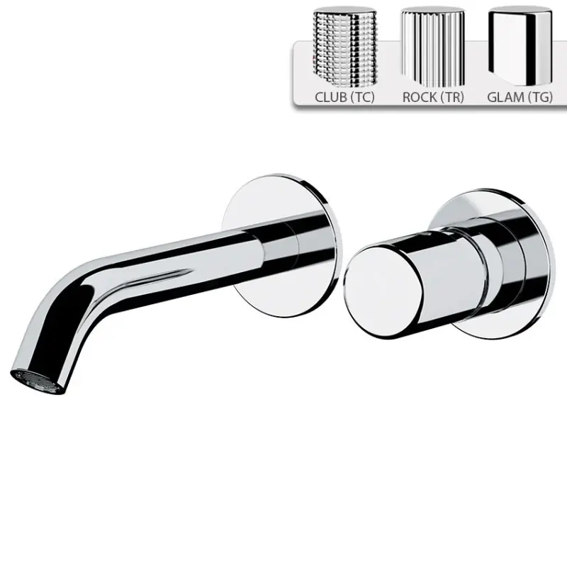 Trilogy - Miscelatore per lavabo a incasso su piastra doppia Laatste Versie