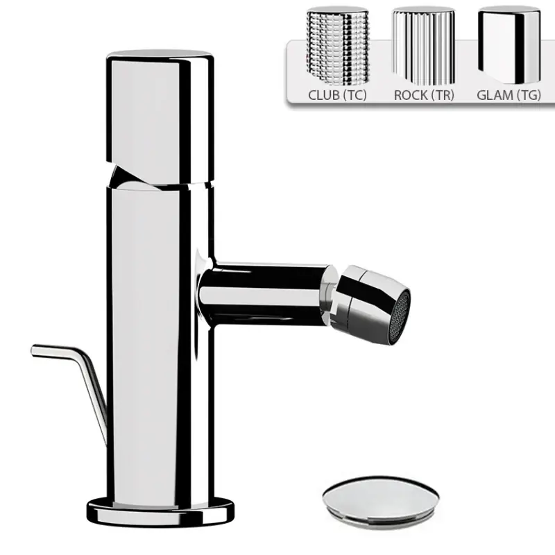 Koopje Trilogy - Miscelatore per bidet con scarico dal design creativo