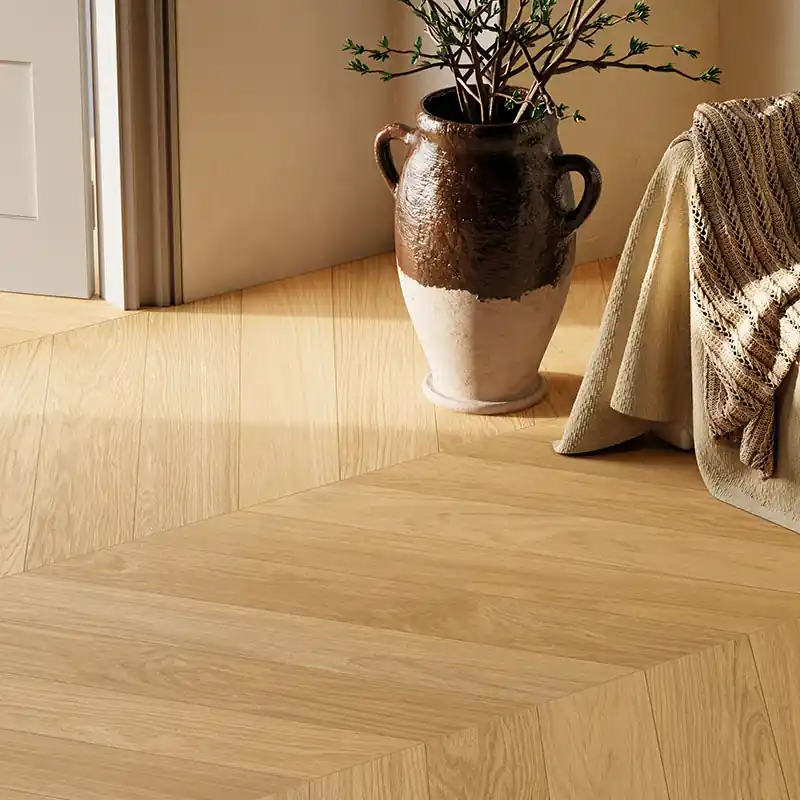 Chevron XL Dream Honey - Gres Effetto Legno Spina di Pesce 15x85 Exclusieve Aanbieding