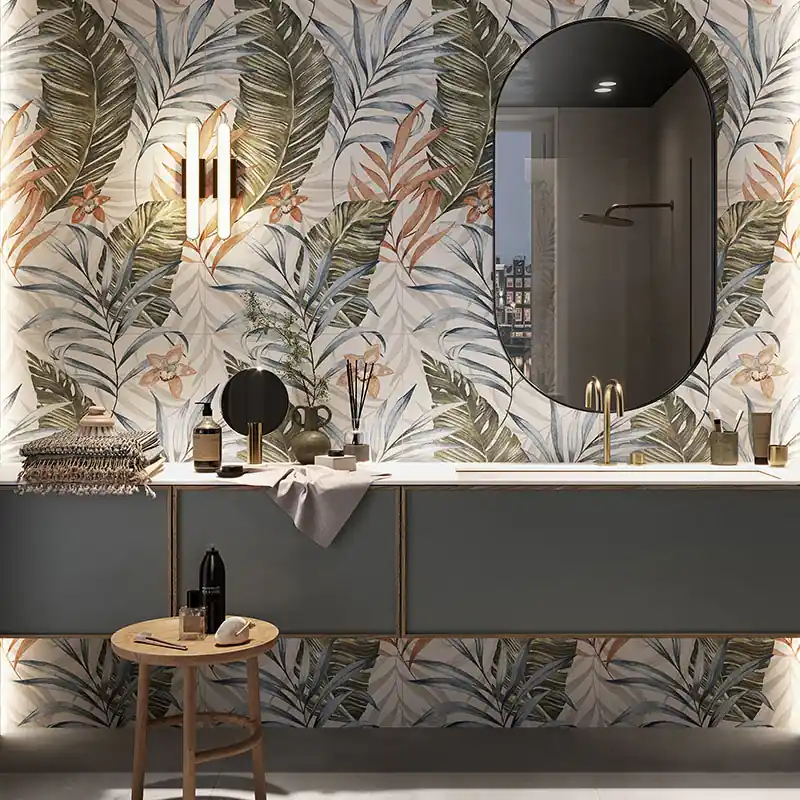 Flitsaanbieding Ludo Decoro Multicolore - Rivestimento Floreale 60x120 rettificato