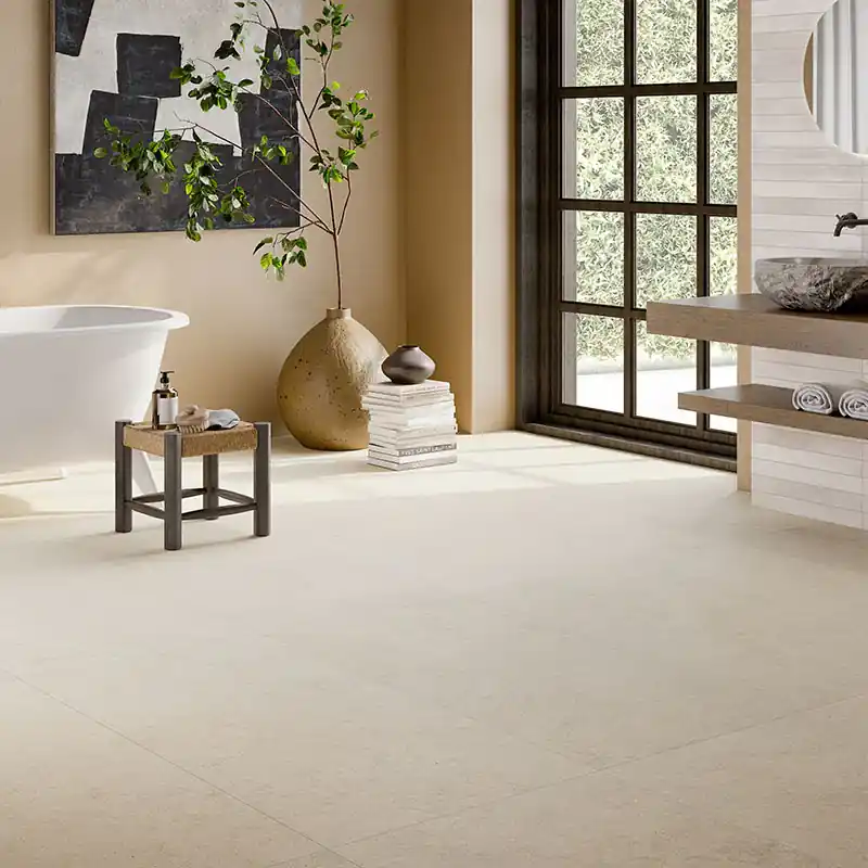 Lutezia Beige - Gres Effetto Pietra Opaco 120x120 Rettificato Snelle Levering