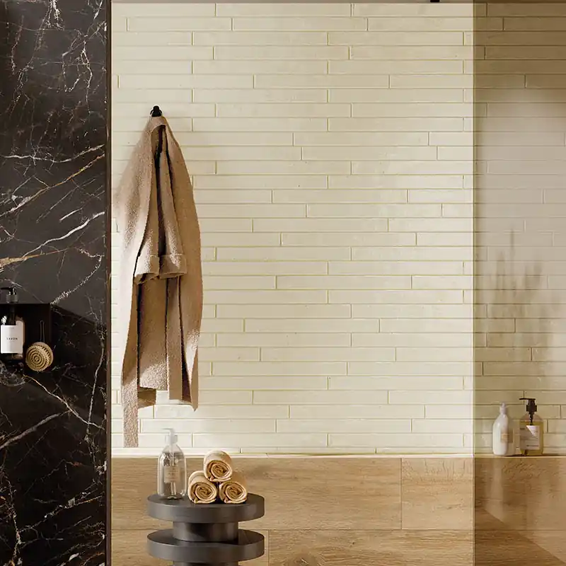 Colors Brick Ivory - Gres Effetto Mattoncino Lucido 5x45 Rechtstreeks Van De Fabrikant