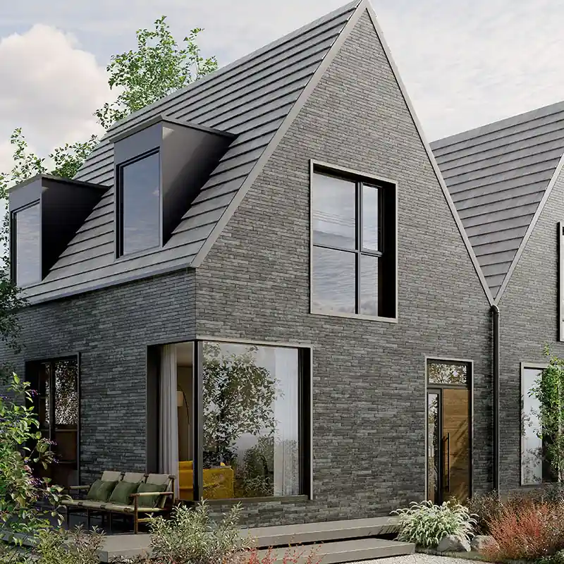 Tijdelijk Beschikbaar Harlem Dark Grey - Gres Effetto Mattoncino Industrial Opaco 5x45