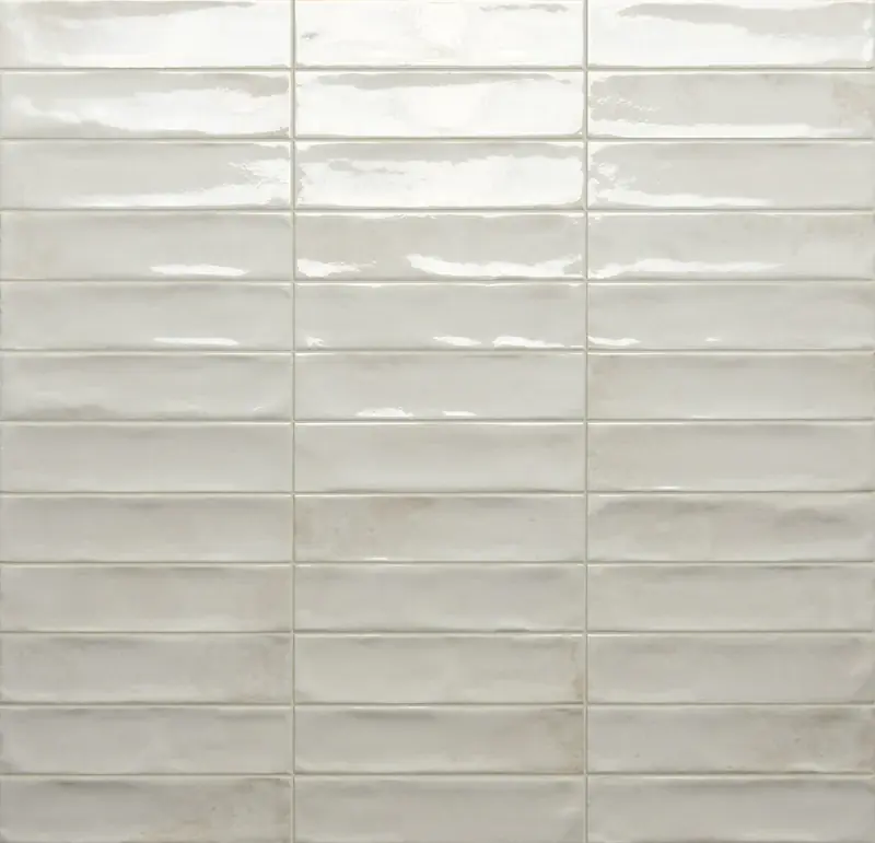 Direct Beschikbaar Marrakech White - Gres Effetto Mattoncino Lucido 5x20