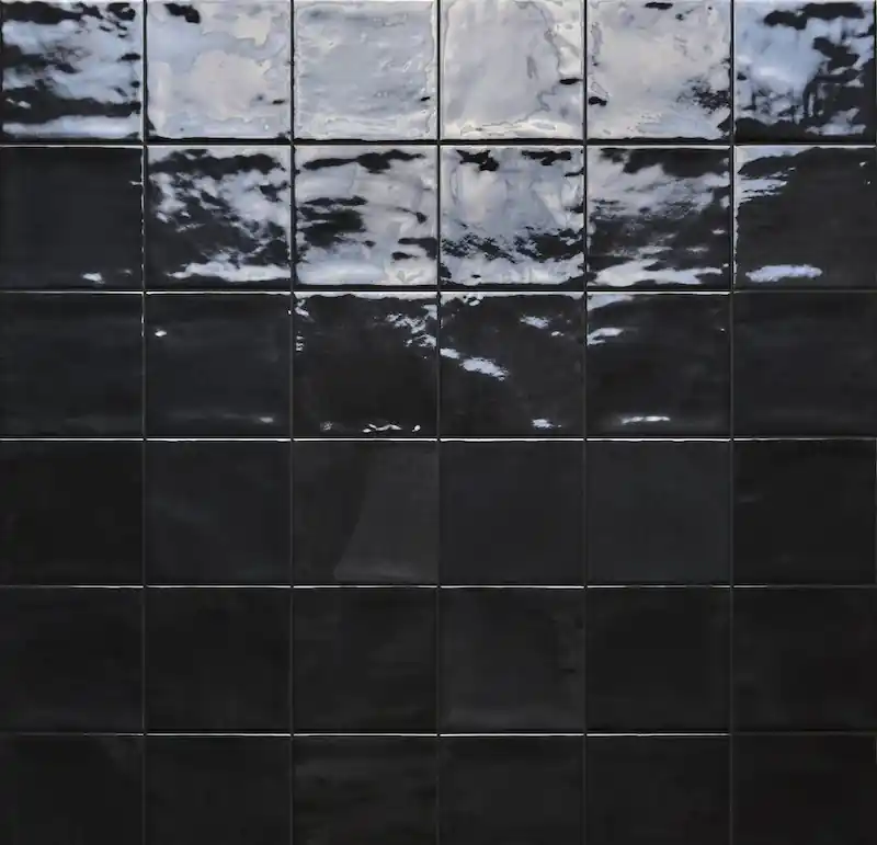 Koopje Marrakech Black - Piastrella in Gres Porcellanato Lucido 10x10