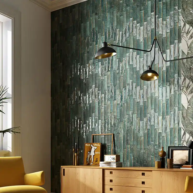 Soho Emerald - Gres Effetto Mattoncino Lucido 6x25 Must-Have