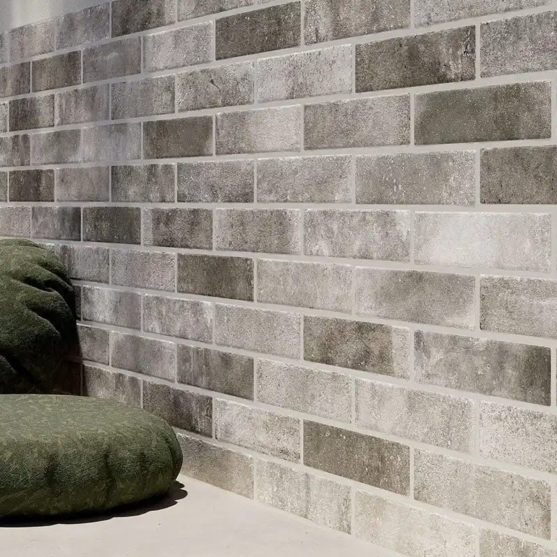 Recovery Stone Grey - Gres Effetto Mattone Faccia a Vista 6x25 Laatste Kans