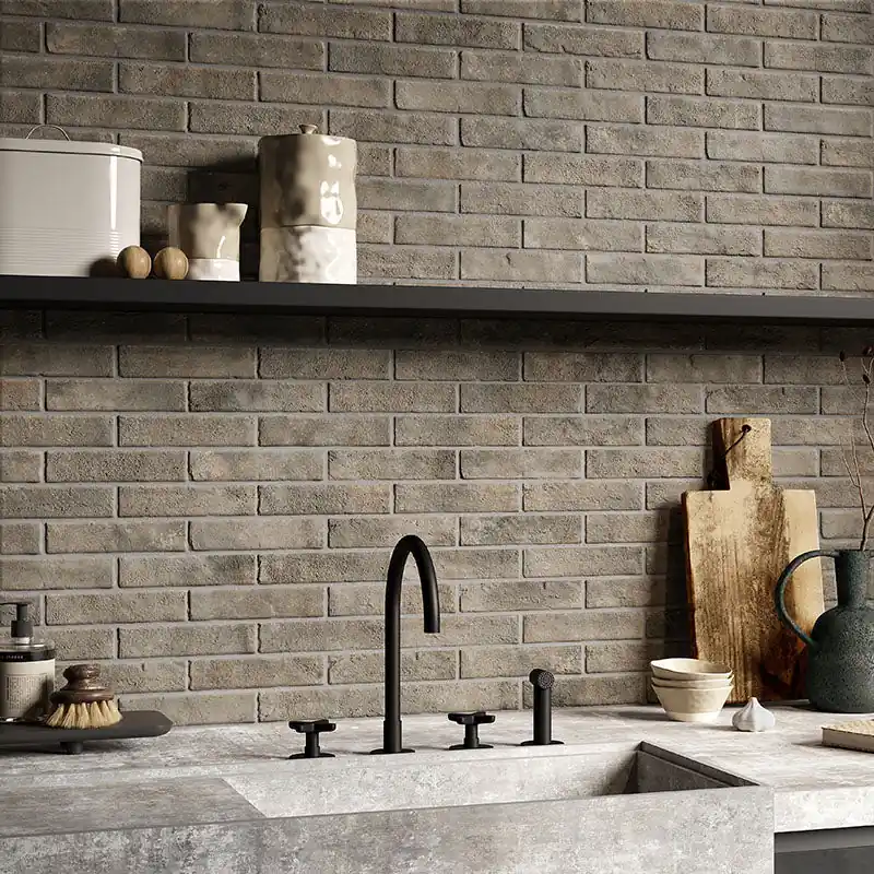 Rechtstreeks Van De Fabrikant Recovery Stone Mud - Gres Effetto Mattone Faccia a Vista 6x25