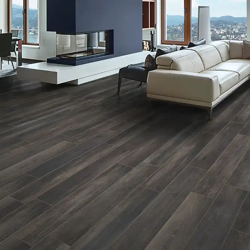 Must-Have Greenwood Nero - Gres Porcellanato Effetto Legno Anticato 24x120