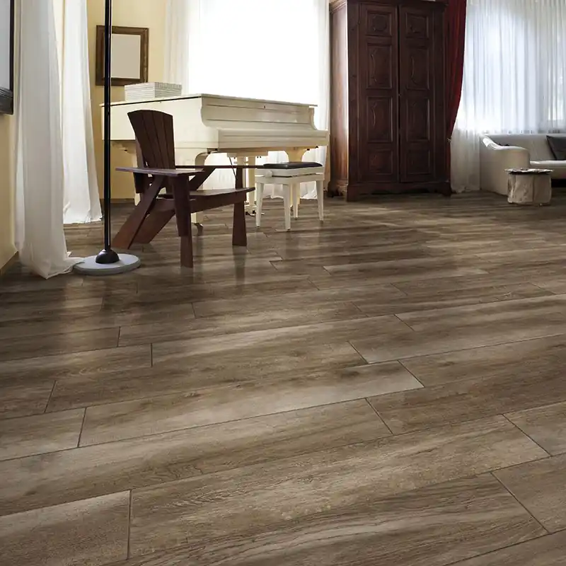 Greenwood Noce - Gres Porcellanato Effetto Legno Anticato 15x61 Nieuw