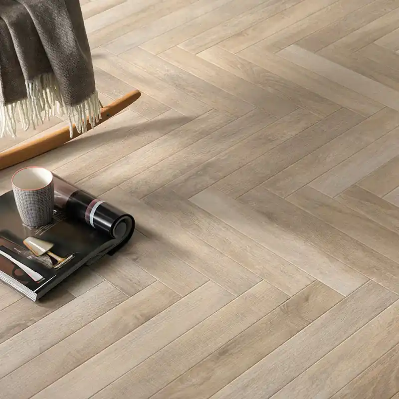 Greenwood Beige - Gres Porcellanato Effetto Legno Anticato 7.5x45 Speciale Aanbieding