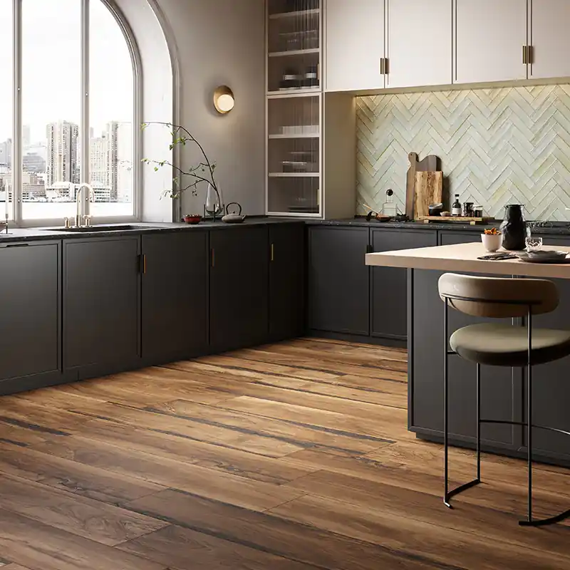 Sherwood Mahogany - Gres Porcellanato Effetto Legno Rustico 24x150 Betaalbaar