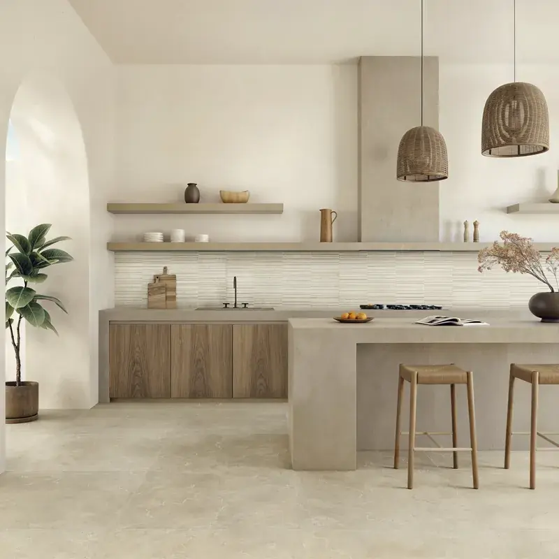 Aanbieding Attica White - Gres porcellanato Effetto Pietra Elegante 60x60
