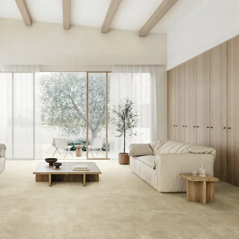 Laatste Kans Attica Sand - Gres porcellanato Effetto Pietra Elegante 60x60
