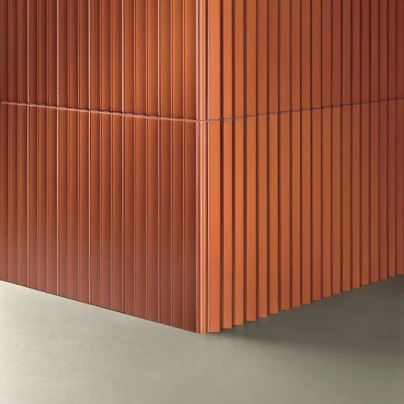 Rechtstreeks Van De Fabrikant Abacus Flat Orange - Rivestimento Colorato Effetto KitKat 7,5x30