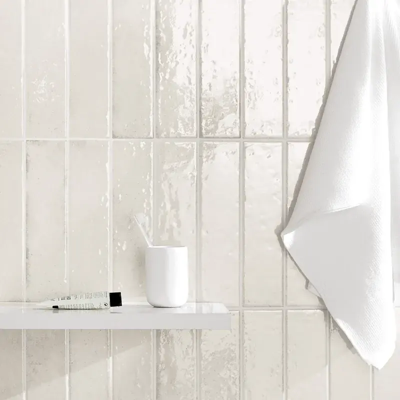 Lage Kosten Oxida Brick White - Rivestimento In Gres Porcellanato Lucido Effetto Mattoncino 7,5x30