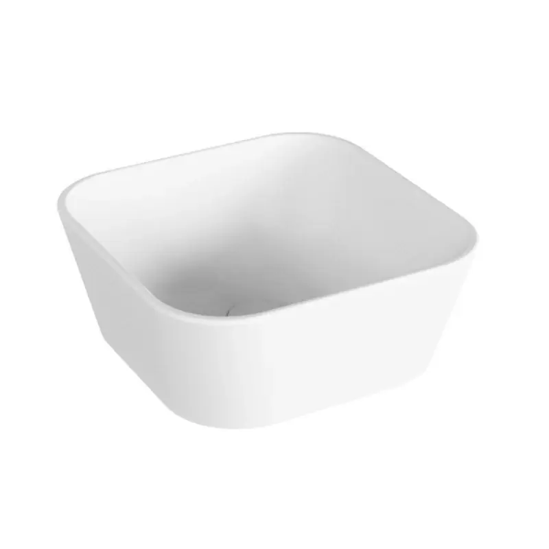 Linea - Lavabo da appoggio dal design nordico 35x35 cm Superprijs
