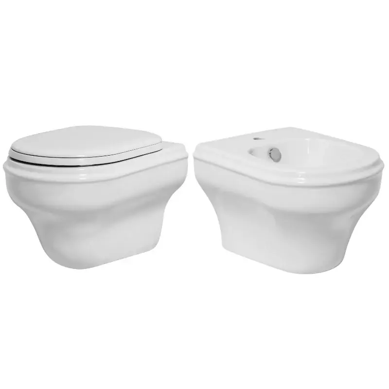Stile - Coppia di Sanitari sospesi in Stile Classico Betaalbaar