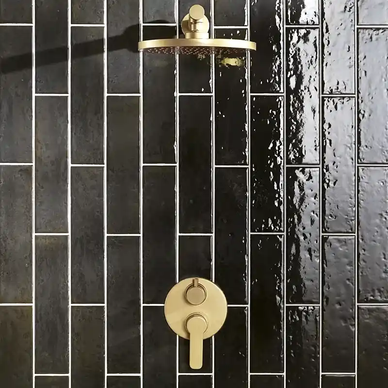 Oxida Brick Black - Rivestimento In Gres Porcellanato Lucido Effetto Mattoncino 7,5x30 Flitsaanbieding