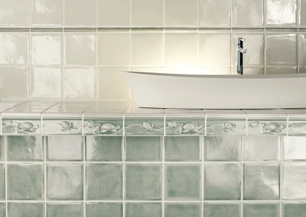The Traditional Style Grey Green – Rivestimento in Ceramica Craquelé Lucido 15x15 Lage Kosten