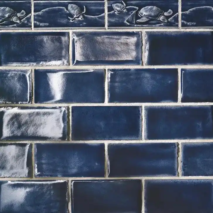 The Traditional Style Blue Navy – Rivestimento Craquelé Effetto Mattoncino Lucido 7,5x15 Tijdelijk Beschikbaar