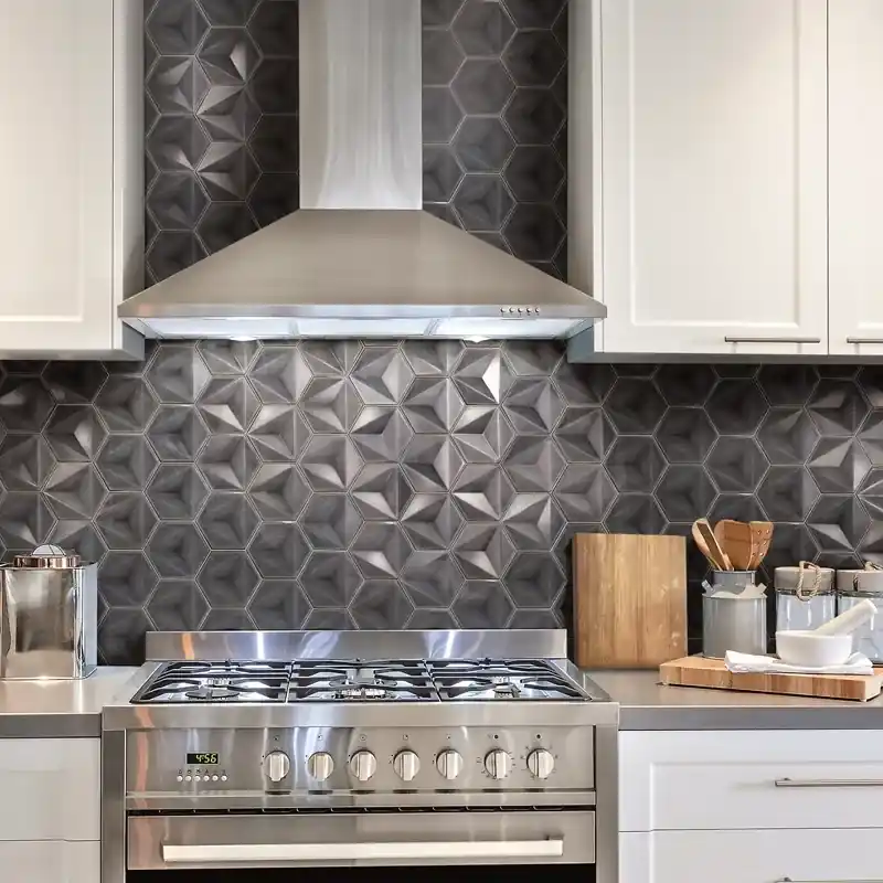 Karma Hexagon Grigio – Rivestimento Ceramico Esagonale Lucido 15x17 Betrouwbaar