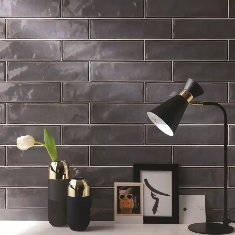 Laatste Versie Karma Brick Fumo – Rivestimento Ceramico Effetto Mattoncino 7x30