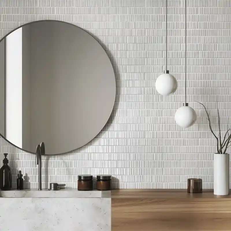 Vibrant Grey – Gres Effetto Mattoncino Rigato Lucido 4,5x23 Direct Verzonden