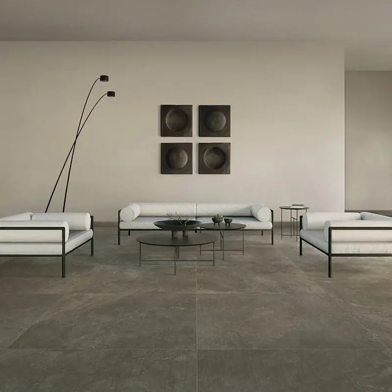 Premium Artifact Line Graphite - Elegante Gres Effetto Pietra Opaco 120x120