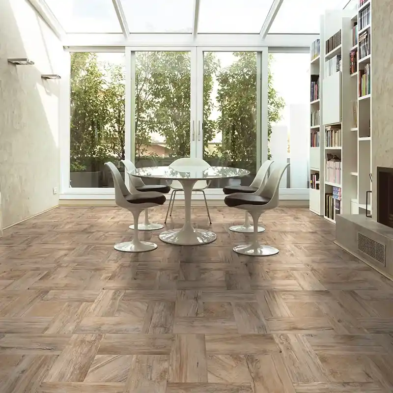 Superprijs Gallery Hazel - Gres porcellanato Effetto Legno a Cassettoni 48x48