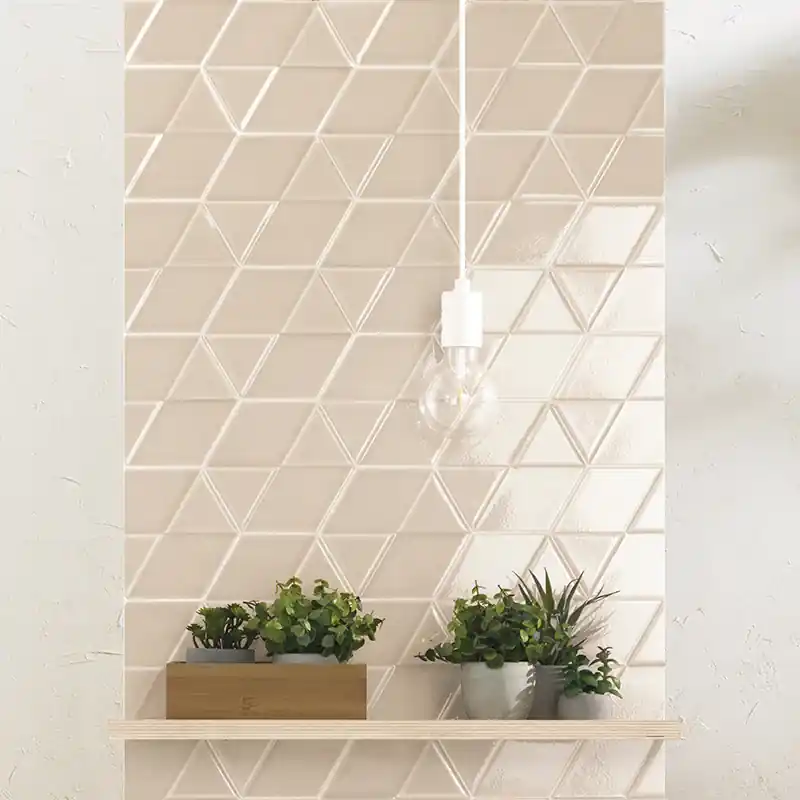 Nieuw Outfit Hexagon Caramel – Rivestimento Esagonale Tridimensionale Lucido 15x18