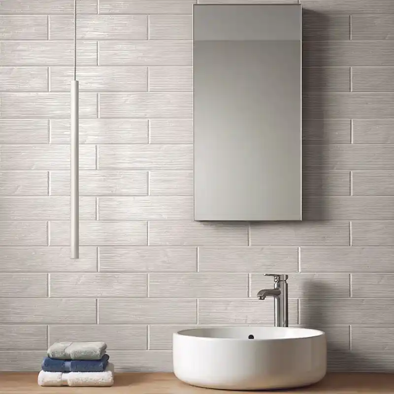 Swing Silver – Gres Effetto Mattoncino Rigato Lucido 7,5x30 Tijdelijk Beschikbaar