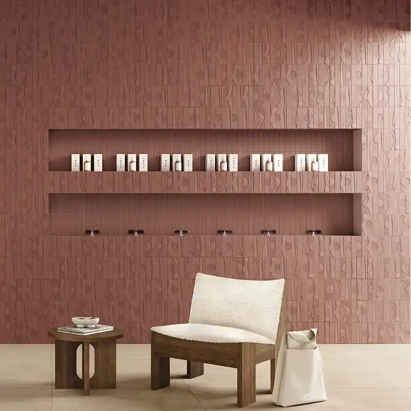 Beperkte Voorraad Koinè Alphabet Ossido - Gres Porcellanato Effetto Mattoncino Etnico 4,5x18,6
