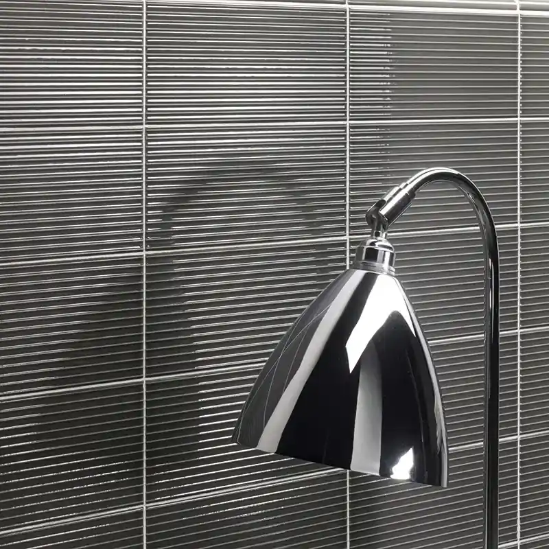 Lage Prijs Sketches Charcoal Hor 1 – Rivestimento Rigato Lucido 10x20
