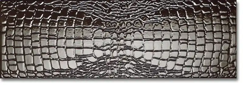 Crocotiles Brown - Gres Effetto Pelle di Coccodrillo 24x72 Laatste Kans