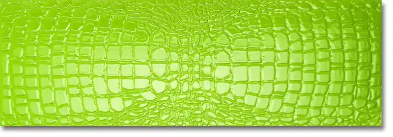 Weekendaanbieding Crocotiles Green - Gres Effetto Pelle di Coccodrillo 24x72