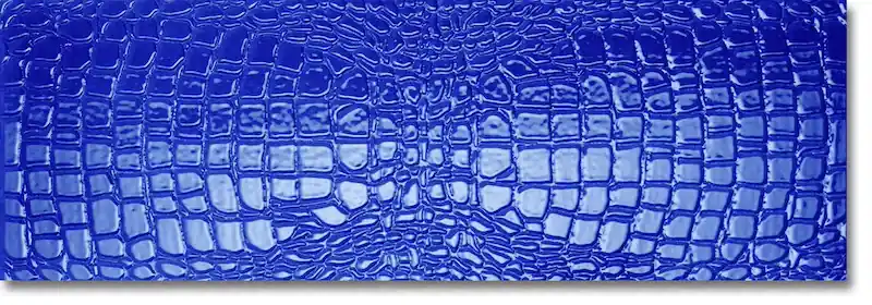 Crocotiles Blue - Gres Effetto Pelle di Coccodrillo 24x72 Express Levering