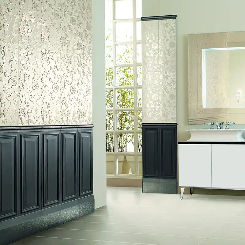Speciale Aanbieding Park Avenue Black - Rivestimento Effetto Boiserie 24x72