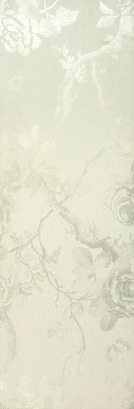 Weekendaanbieding Roi Soleil Ivory - Decoro Floreale Opaco 24x72