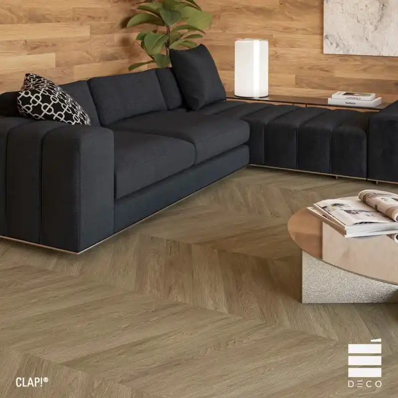 Clap! 3D di Deco Rub spina Ungherese - Pavimenti ad incastro effetto legno Rechtstreeks Van De Fabrikant