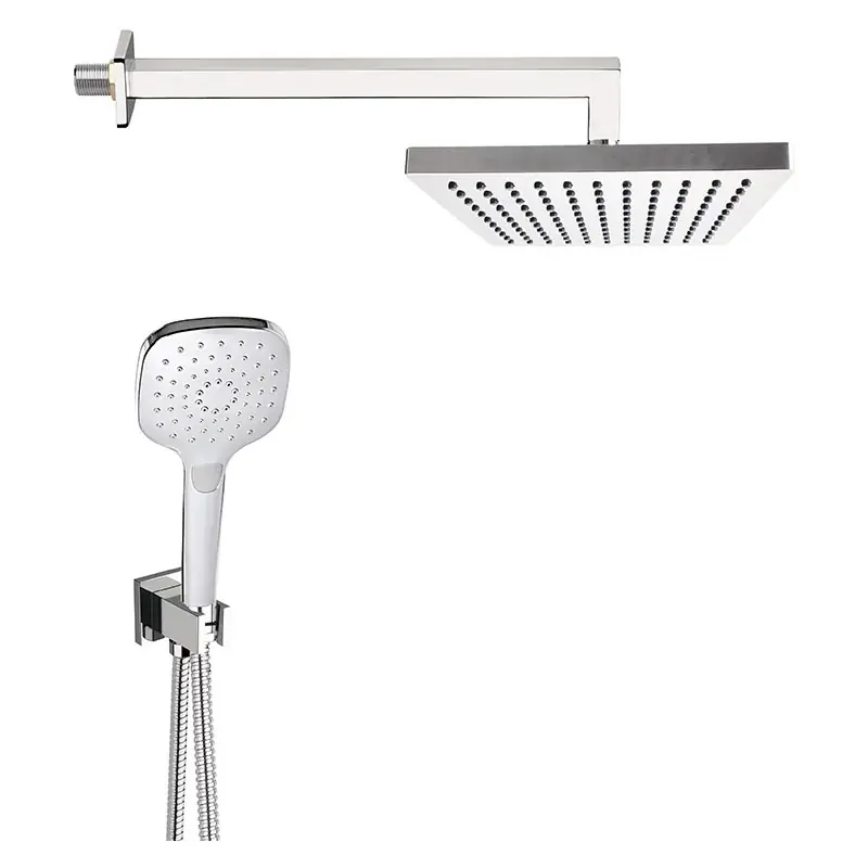 Bestel Nu Waterfall 6 -Set doccia completo di doccetta e soffione squadrato