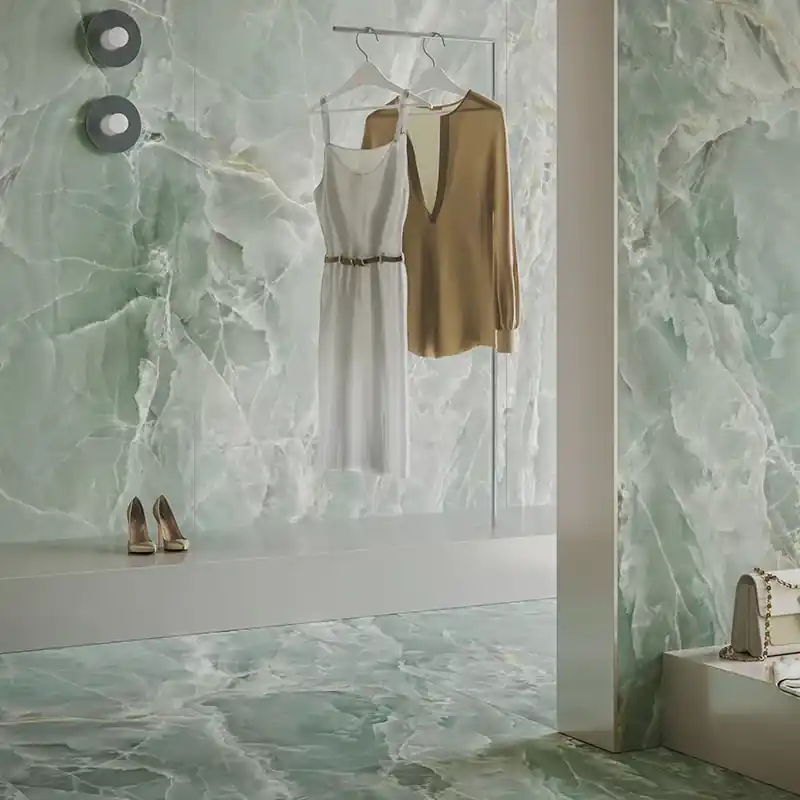 Alabastri Green Smooth - Gres Effetto Marmo Vellutato 60x120 Rettificato Favoriet