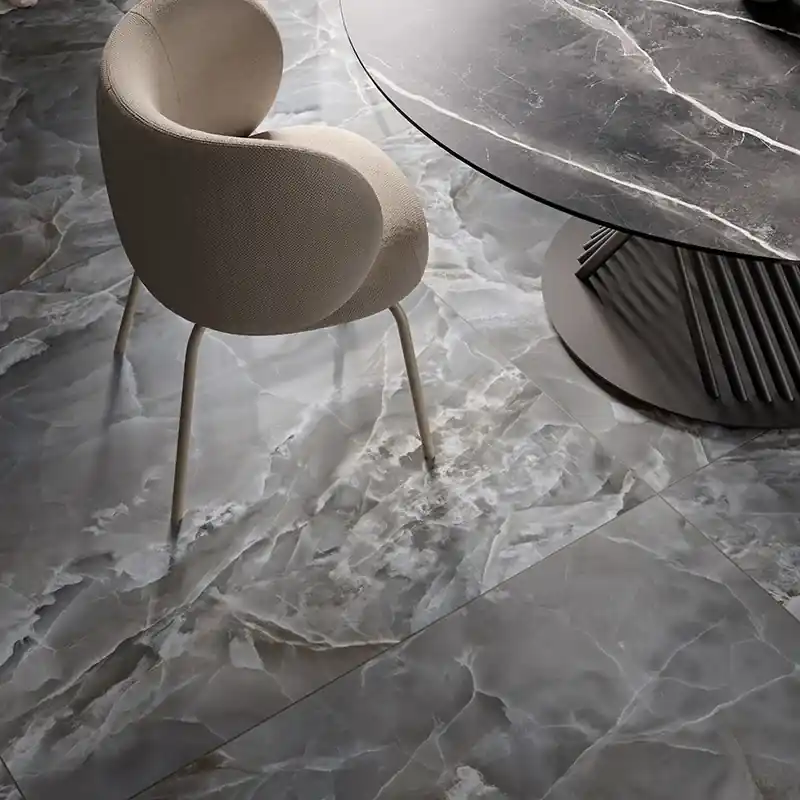 Alabastri Black Smooth - Gres Effetto Marmo Vellutato 120x120 Rettificato Finale Uitverkoop
