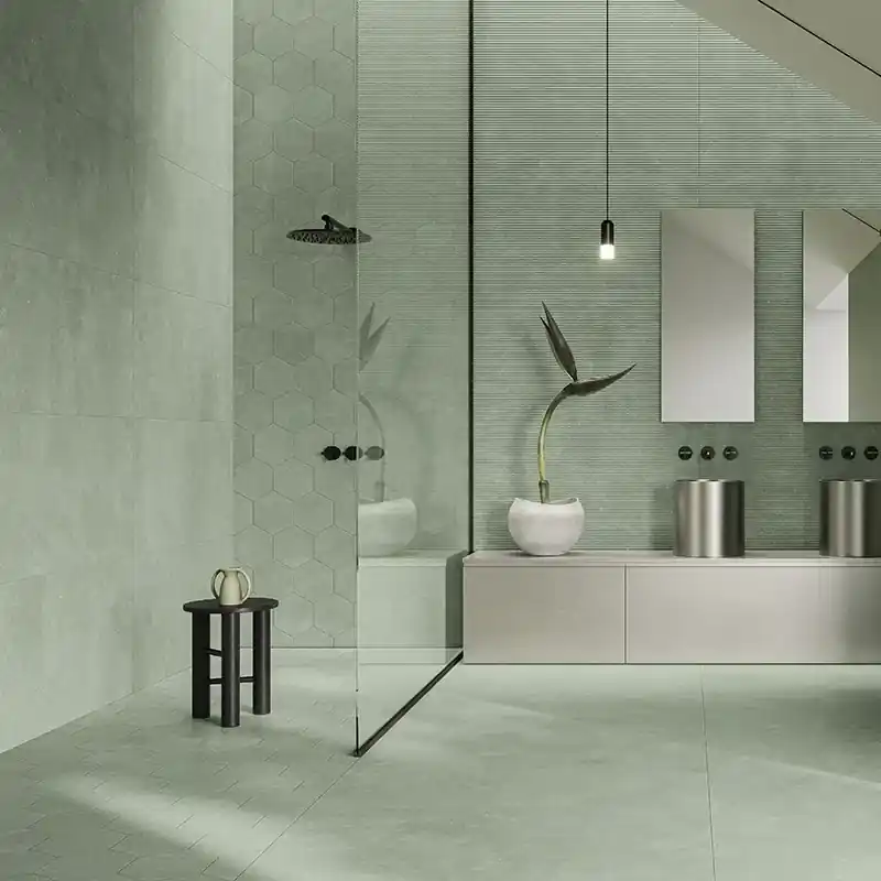 Concept Green - Gres Effetto Cemento 120x120 Rettificato Hete Deal