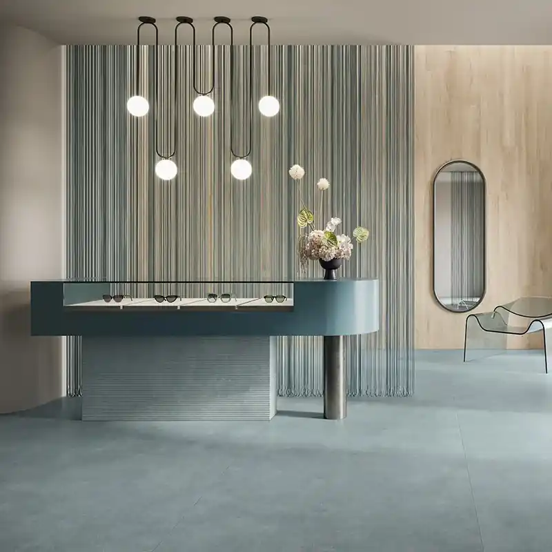 Concept Blue Satin - Gres Effetto Cemento Vellutato 120x120 Rettificato Nu Kopen